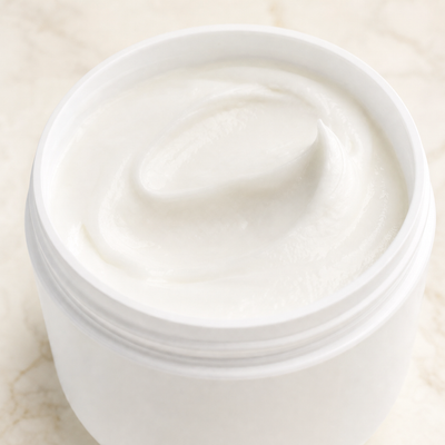 Cedar & Silk keratin cream texture macro
