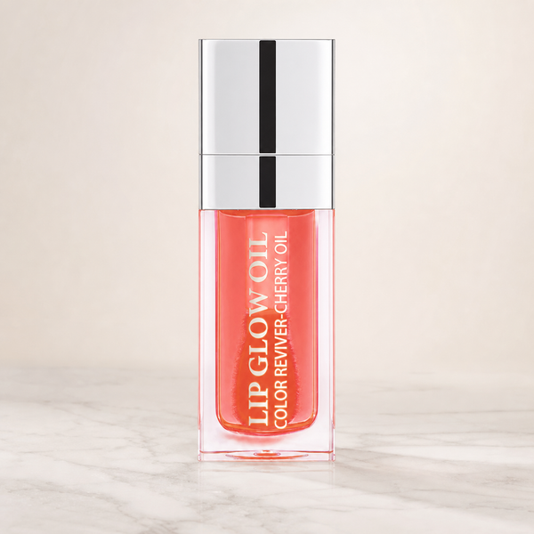 Dew Kiss tinted lip oil — neutral studio hero