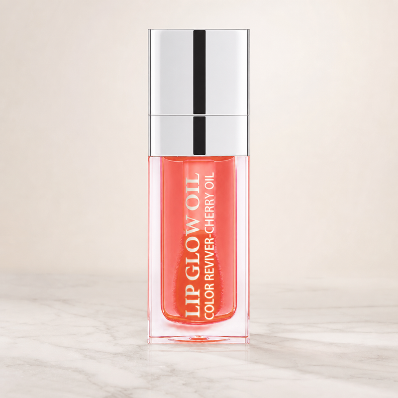 Dew Kiss tinted lip oil — neutral studio hero