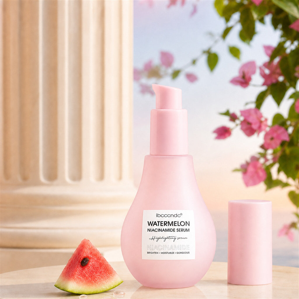 Gaia's Glow as delivered — watermelon niacinamide serum with original label