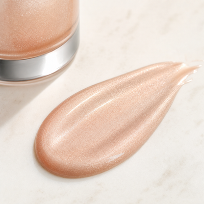 Gilded Dew rose-gold shimmer texture macro
