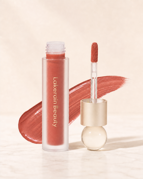 Golden Hour blush open with doe-foot and terracotta swatch