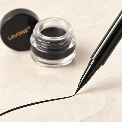 Obsidian Ink liquid pen tip drawing a fine black line