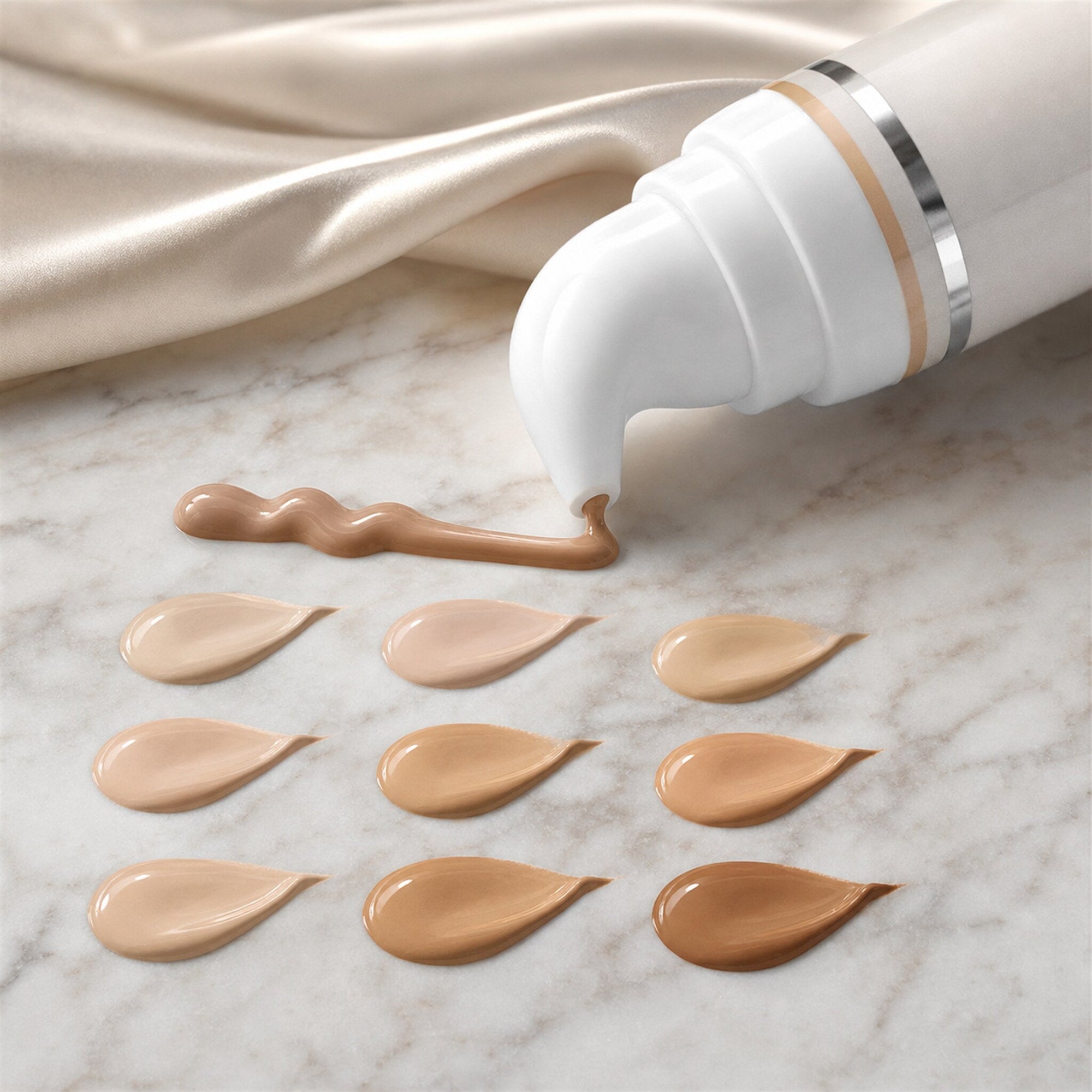 Velaire nine foundation shade drops macro